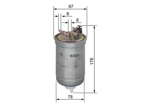 [N6267] FUEL FILTER BOSCH VAG