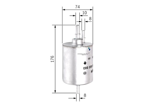[F3003] FUEL FILTER BOSCH VG