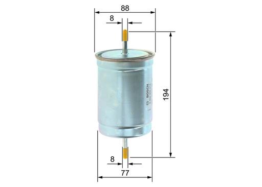 [F5216] FUEL FILTER BOSCH VOLVO