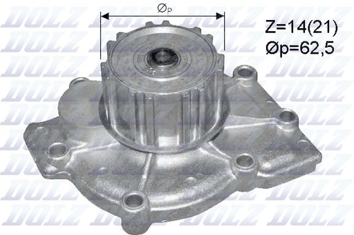 [R299] WATER PUMP DOLZ VOLVO