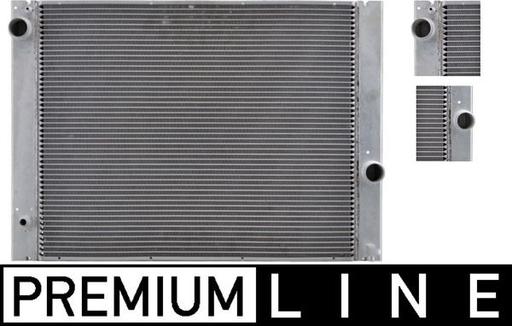 [CR 580 000P] RADIATOR 4 OUTLET TYPE MAHLE BMW