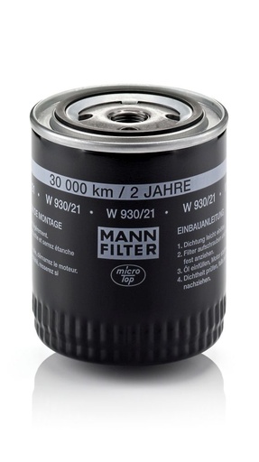 [W930/21] OIL FILTER MANN VAG