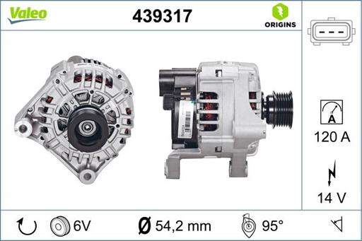 [439317] ALTERNATOR VALEO BMW