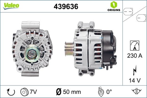 [439636] ALTERNATOR VALEO BMW