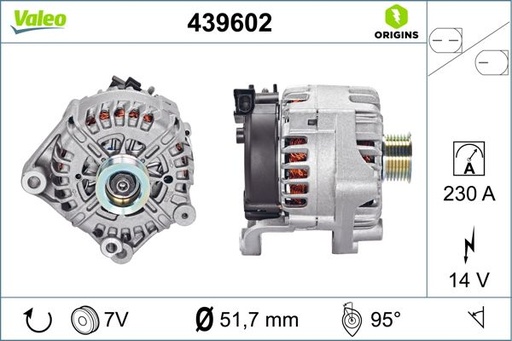 [439602] ALTERNATOR VALEO BMW