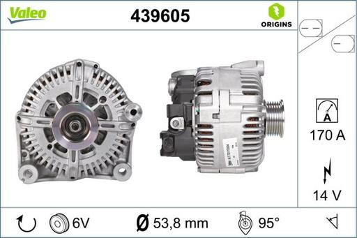 [439605] ALTERNATOR VALEO BMW