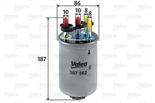 [587562] FUEL FILTER VALEO LAND ROVER