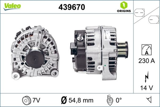 [439670] ALTERNATOR VALEO BMW