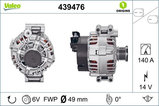 [439476] ALTERNATOR VALEO BMW