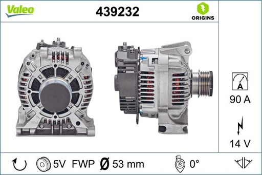 [439232] ALTERNATOR VALEO MERC