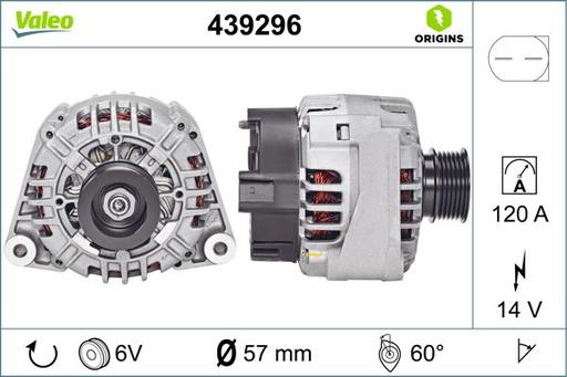 [439296] ALTERNATOR VALEO MERC