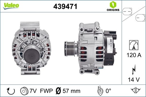 [439471] ALTERNATOR VALEO MERC