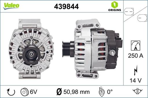 [439844] ALTERNATOR VALEO MERC