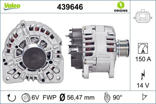 [439646] ALTERNATOR VALEO RENAULT