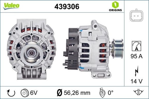 [439306] ALTERNATOR VALEO RENAULT