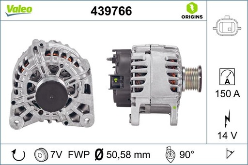 [439766] ALTERNATOR VALEO RENAULT