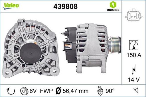 [439808] ALTERNATOR VALEO RENAULT