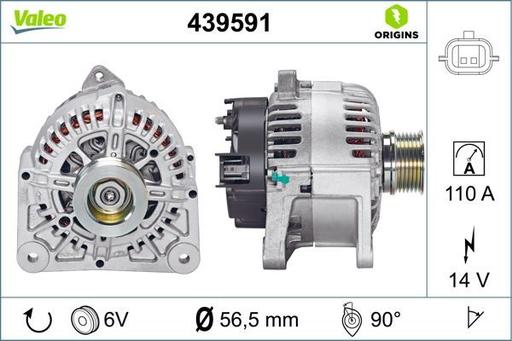 [439591] ALTERNATOR VALEO RENAULT