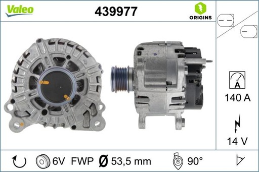 [439977] ALTERNATOR VALEO VAG