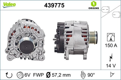 [439775] ALTERNATOR VALEO VAG