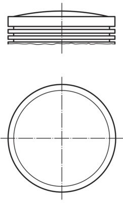 [002 32 01] PISTON ASSY +.50 MAHLE MERC