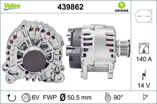 [439862] ALTERNATOR VALEO VAG