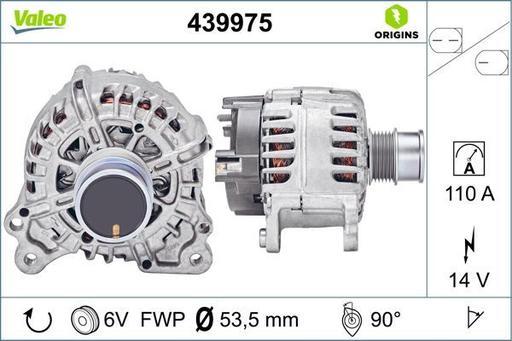 [439975] ALTERNATOR VALEO VAG