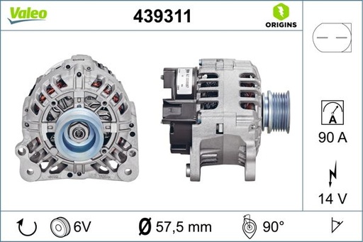 [439311] ALTERNATOR VALEO VAG