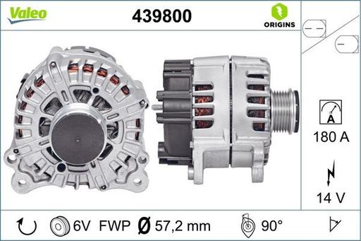 [439800] ALTERNATOR VALEO VAG PORSCHE