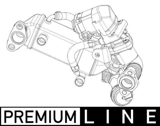 [CE 10 000P] EGR COOLER/WITH VALVE MAHLE BMW