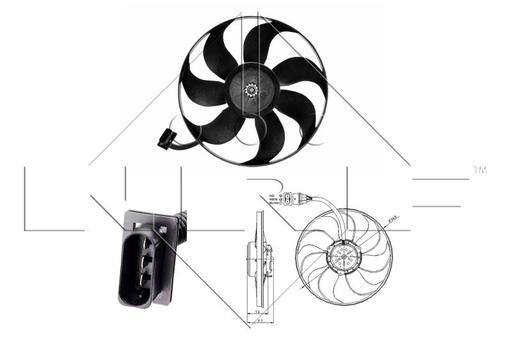 [47393] A/C THERMOFAN NRF VAG