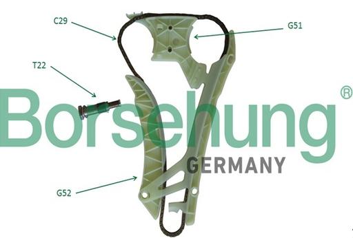 [B10215] TIMING CHAIN KIT BORSEHUNG BMW*