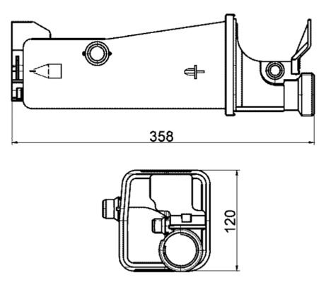 [CRT 2 000S] EXPANSION TANK MAHLE BMW