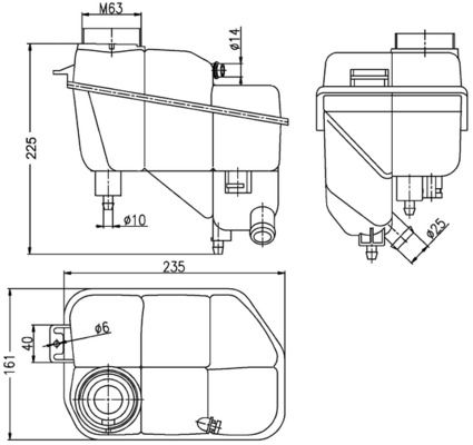 [CRT 202 000S] EXPANSION TANK MAHLE MERC