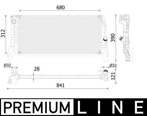 [CR 2309 000P] RADIATOR MAHLE BMW MINI