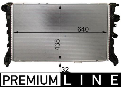 [CR 1772 000P] RADIATOR MAHLE MERC