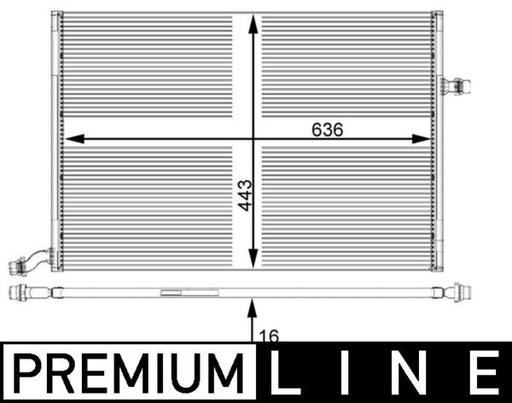 [CIR 25 000P] RADIATOR MAHLE MERC