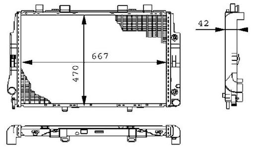 [CR 247 000S] RADIATOR MAHLE MERC