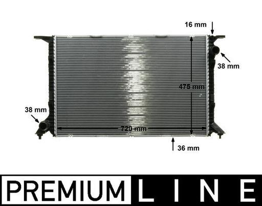 [CR 1132 000P] RADIATOR MAHLE VAG