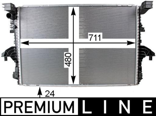 [CR 805 000P] RADIATOR MAHLE VAG