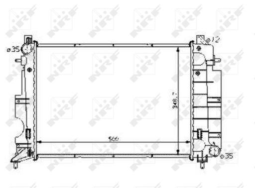 [58108] RADIATOR MANUAL NRF SAAB