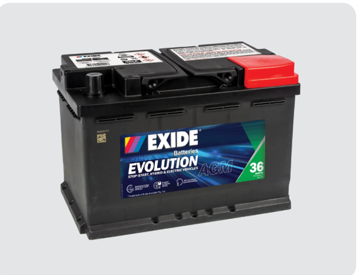[SSAGM-66EU] BATTERY AGM EXIDE DIN LN3