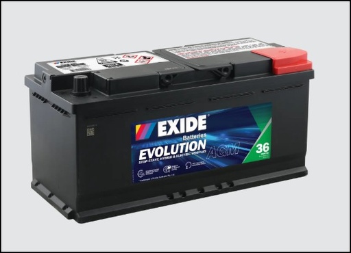 [SSAGM-95EU] BATTERY AGM EXIDE DIN LN6