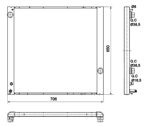 [53099] RADIATOR NRF LAND ROVER
