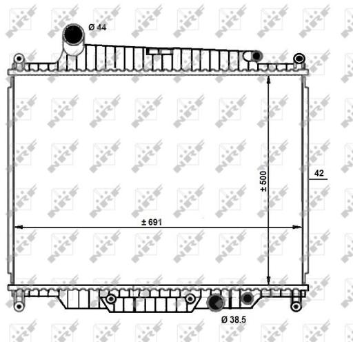 [59096] RADIATOR NRF LAND ROVER