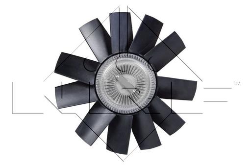[49563] FAN WITH CLUTCH NRF VAG