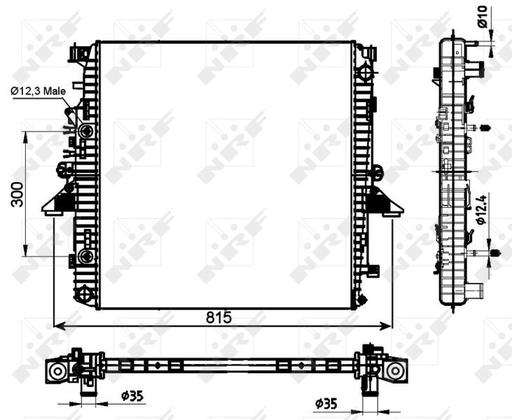 [53097] RADIATOR NRF LAND ROVER