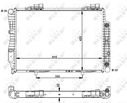 [55345] RADIATOR NRF MERC
