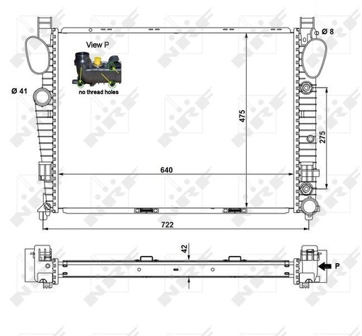 [55325] RADIATOR NRF MERC