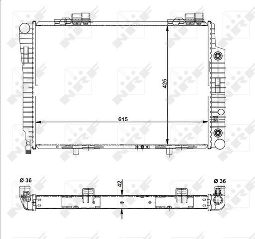 [51281] RADIATOR NRF MERC
